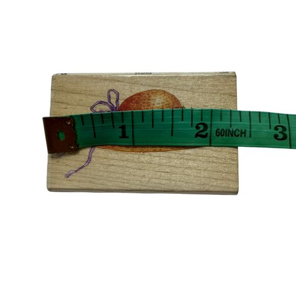 ALL NIGHT MEDIA Summer Straw Hat Susan Branch Design Wood Rubber Stamp 995F02 - Picture 6 of 6